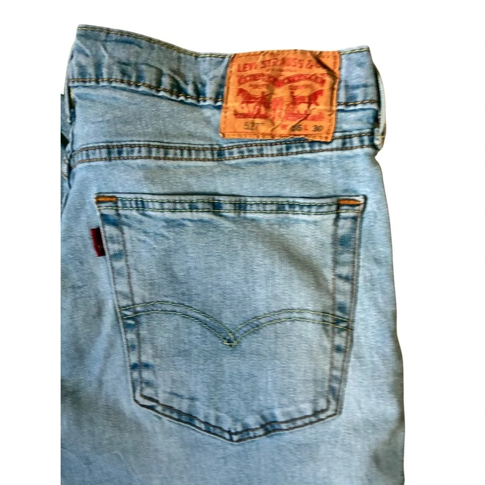 Levis 517 Slim Fit Light Blue Denim Jeans Size 36x30 100% Cotton Classic Style